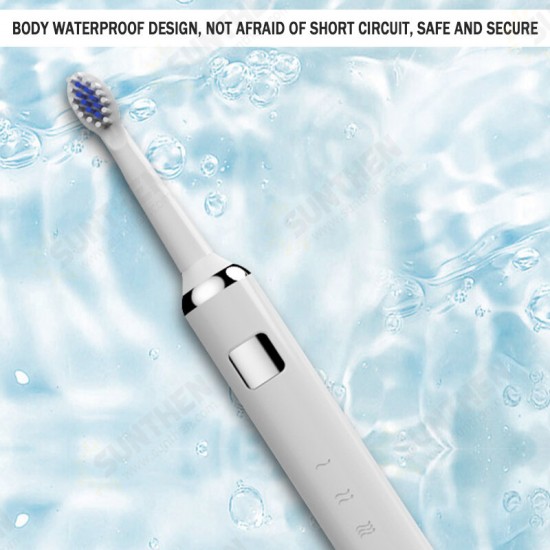 Electric Toothbrush Powerful Cleaning IPX-7 Waterproof USB Charging Toothbrush