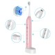 CG-105 Multi-purpose Sonic Electric Toothbrush 3 Brush Modes Wireless USB Rechargeable Toothb