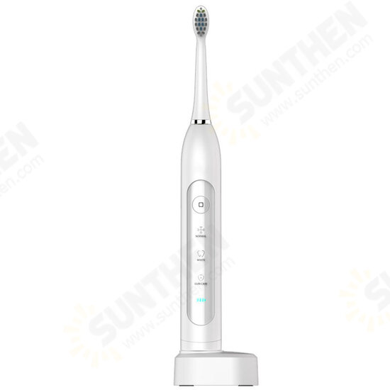 CG-105 Multi-purpose Sonic Electric Toothbrush 3 Brush Modes Wireless USB Rechargeable Toothb