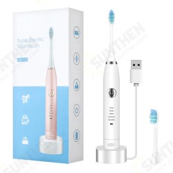 Electric Toothbrush Waterproof USB Rechargeable Tooth Brushes 5 Modes Adjustable Whitening Teeth Brush Electric Toothbrush Waterproof USB Rechargeable Tooth Brushes 5 Modes Adjustable Whitening Teeth Brush