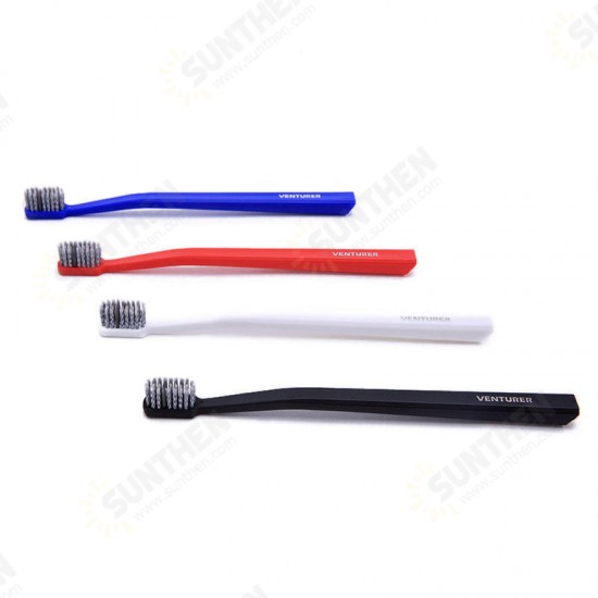 BT-938 Environmental Economic Charcoal Black Toothbrush Tongue Cleaner Medium Soft Bristle