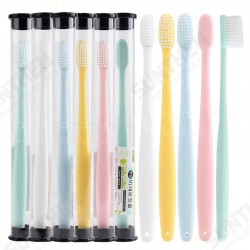 Light Color Single Tube Protable Travel Toothbrush Storage Box Bathroom Tooth Cup Light Color Single Tube Protable Travel Toothbrush Storage Box Bathroom Tooth Cup