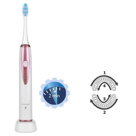 D02 Sonic Wireless Electric Toothbrush Rechargeable IPX7 Waterproof 3 Brushing Modes Electric Toothbrush For Deep Oral Care