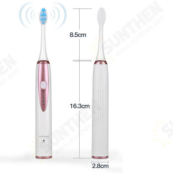 D02 Sonic Wireless Electric Toothbrush Rechargeable IPX7 Waterproof 3 Brushing Modes Electric Toothbrush For Deep Oral Care