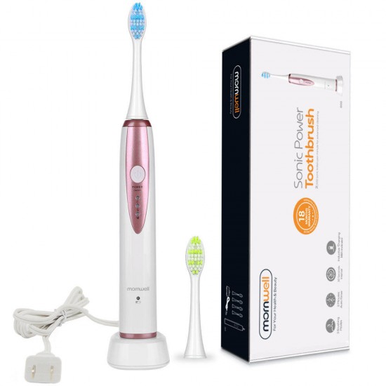 D02 Sonic Wireless Electric Toothbrush Rechargeable IPX7 Waterproof 3 Brushing Modes Electric Toothbrush For Deep Oral Care