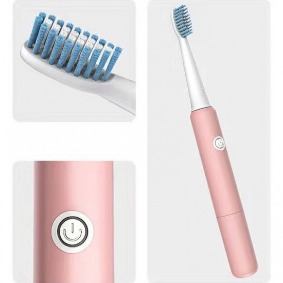 Sonic Electric Toothbrush Men Women Adult Household Non-Rechargeable Soft Bristle Fully Automatic Waterproof Toothbrush