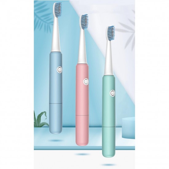 Sonic Electric Toothbrush Men Women Adult Household Non-Rechargeable Soft Bristle Fully Automatic Waterproof Toothbrush