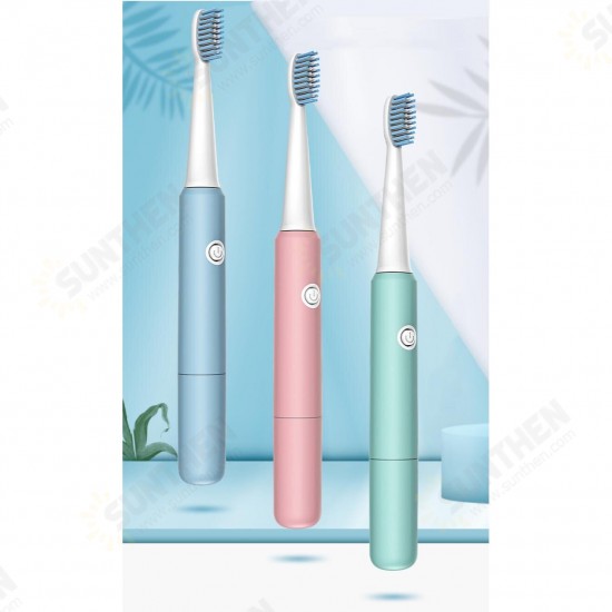 Sonic Electric Toothbrush Men Women Adult Household Non-Rechargeable Soft Bristle Fully Automatic Waterproof Toothbrush