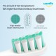 4PCS Soft Grey Electric Toothbrush Heads Replacement Brush Heads For Sensitive Gums Works With P1/U3/P4/Y1S