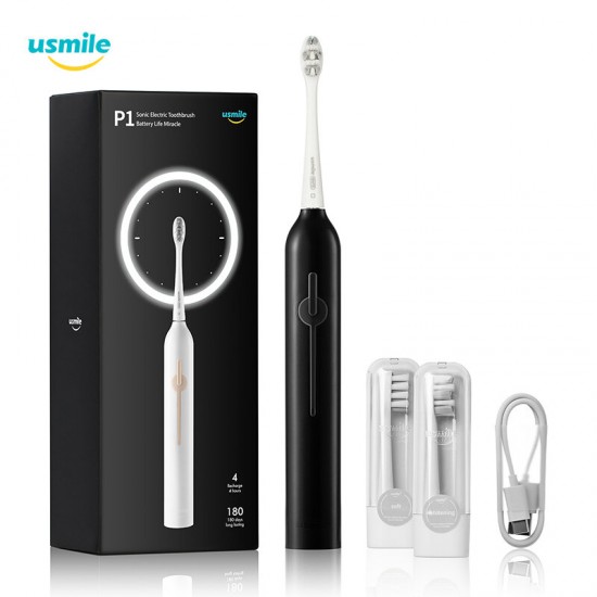 P1 Sonic Electric Toothbrush Ultrasonic Automatic Smart Tooth Brush USB Fast Rechargeable Waterproof For Adults Beginner