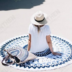 150cm European Style Thin Polyester Fiber Beach Yoga Towel Round Bed Sheet Tapestry Tablecloth 150cm European Style Thin Polyester Fiber Beach Yoga Towel Round Bed Sheet Tapestry Tablecloth