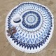 150cm Pure Cotton Cut Pile Printing Round Beach Towel Yoga Mat Bed Sheet Tapestry Tablecloth