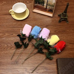 20x20cm Mircrofibre Rose Flower Water Absorbtion Towel Festival Valentine Birthday Wedding Gifts 20x20cm Mircrofibre Rose Flower Water Absorbtion Towel Festival Valentine Birthday Wedding Gifts