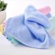 25*25cm Bamboo Fiber Antibacterial Handkerchief Absorbent Soft Baby Face Towel