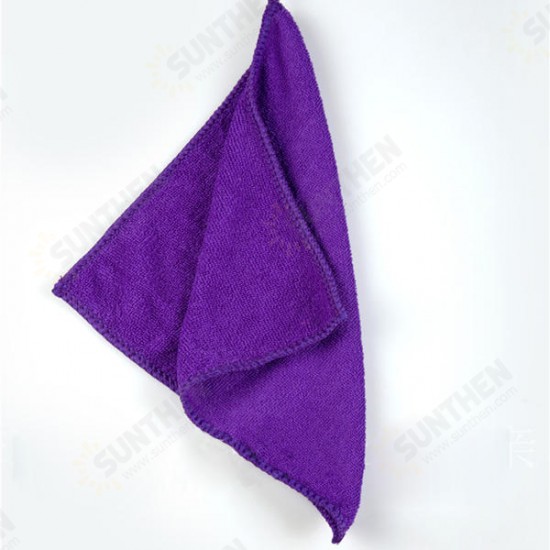 25*25cm Microfiber Absorbent Face Towel Soft Bath Washcloth