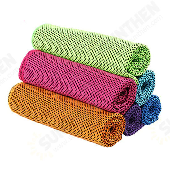 30x90cm 16℃ Microfiber Portable Quick-drying Sports Towel Travel Jogger Cloth Camping Swimming Gym Washcloth