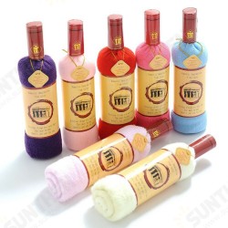 34x72cm Bagged Microfiber Absorbent Wine Shape Towel Festival Valentine Weeding Gift Party Decor 34x72cm Bagged Microfiber Absorbent Wine Shape Towel Festival Valentine Weeding Gift Party Decor