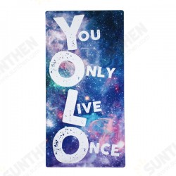 70x140cm Polyester Fiber Galaxy YOLO Pattern Bath Beach Towel Soft Reactive Print Washcloth 70x140cm Polyester Fiber Galaxy YOLO Pattern Bath Beach Towel Soft Reactive Print Washcloth