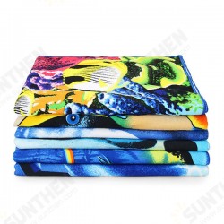 70x150cm Blue Dolphin Penguin Print Absorbent Microfiber Beach Towels Quick Dry Bath Towel 70x150cm Blue Dolphin Penguin Print Absorbent Microfiber Beach Towels Quick Dry Bath Towel