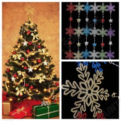 Christmas Star Snowflake Garland Hanging Pendant Tree Party Window Door Decoration Christmas Star Snowflake Garland Hanging Pendant Tree Party Window Door Decoration