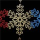 Christmas Star Snowflake Garland Hanging Pendant Tree Party Window Door Decoration