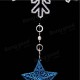 Christmas Star Snowflake Garland Hanging Pendant Tree Party Window Door Decoration