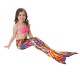 Fun Mermaid Tails Swimming Clothes Gift Best Cosplay Princess Doll Party Dress Gown Skirts