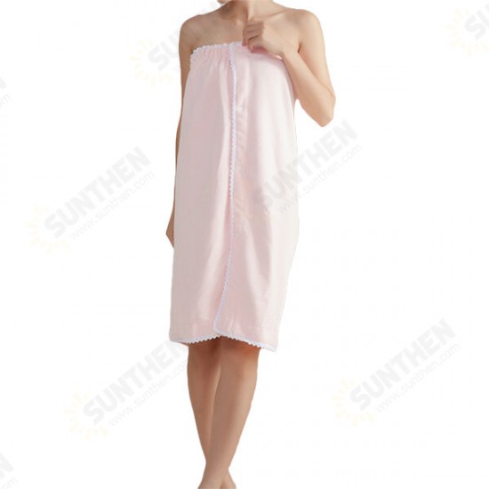 BX-368 Summer Soft Beach Able Wear Spa BathRobe Plush Highly Absorbent Bath Towel Skirt