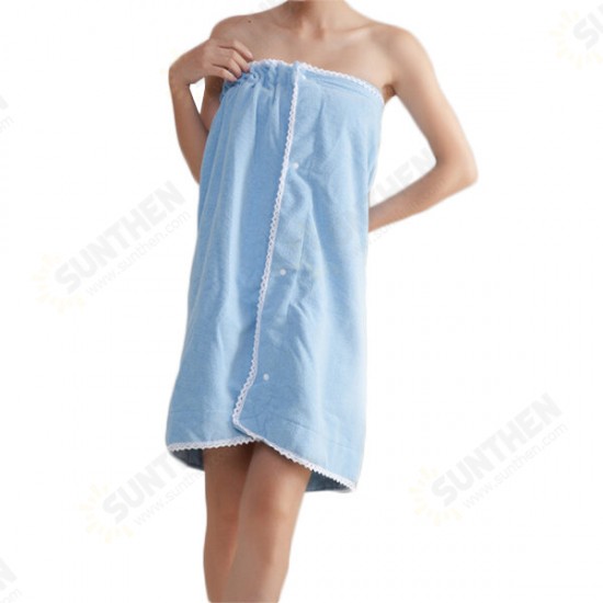 BX-368 Summer Soft Beach Able Wear Spa BathRobe Plush Highly Absorbent Bath Towel Skirt