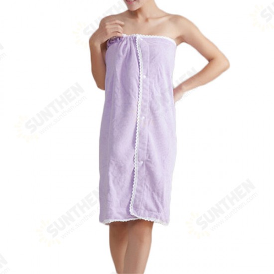 BX-368 Summer Soft Beach Able Wear Spa BathRobe Plush Highly Absorbent Bath Towel Skirt