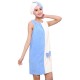 BX-969 Flannel Soft Absorbent Skirts Salon Bathrobe Women SPA Bath Towel With Hair Dry Cap