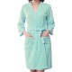 BX-987 Towel Bathrobe Dressing Gown Unisex Men Women Solid Cotton Waffle Sleep Lounge