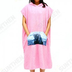 Microfiber Cloak Costume Hooded Toweling Bathrobe Beach Towel Lazy Bathrobe Cloak Microfiber Cloak Costume Hooded Toweling Bathrobe Beach Towel Lazy Bathrobe Cloak