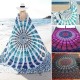 WX-17 150x210cm Bohemian Style Polyester fiber Beach Towel Shawl Mandala Rectangle Bed Sheet Tapestry