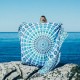 WX-17 150x210cm Bohemian Style Polyester fiber Beach Towel Shawl Mandala Rectangle Bed Sheet Tapestry