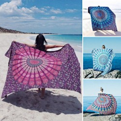 WX-17 150x210cm Bohemian Style Polyester fiber Beach Towel Shawl Mandala Rectangle Bed Sheet Tapestry WX-17 150x210cm Bohemian Style Polyester fiber Beach Towel Shawl Mandala Rectangle Bed Sheet Tapestry