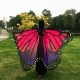 WX-88 135x200cm Butterfly Bohemian Chiffon Beach Towel Women Shawl Skirt Bath Towel Tapestry