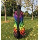 WX-88 135x200cm Butterfly Bohemian Chiffon Beach Towel Women Shawl Skirt Bath Towel Tapestry