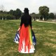 WX-88 135x200cm Butterfly Bohemian Chiffon Beach Towel Women Shawl Skirt Bath Towel Tapestry