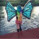 WX-90 Butterfly Wing Bohemian Chiffon Beach Towel Women Shawl Skirt Tapestry