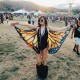 WX-90 Butterfly Wing Bohemian Chiffon Beach Towel Women Shawl Skirt Tapestry