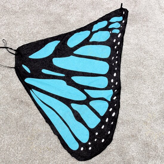 WX-90 Butterfly Wing Bohemian Chiffon Beach Towel Women Shawl Skirt Tapestry