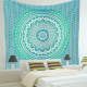 WX-99 New 150x210cm Bohemian Style Polyester Fiber Beach Towel Mat Tapestry Mandala Rectangle Bed Sheet