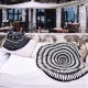 WX-992 150cm Bohemian Style Thin Tassel Beach Towel Round Silk Scarf Bed Sheet Tapestry