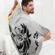 KC-964 Machine Washable Man Bathtowel Bathrobe Shower Microfiber Soft Beach Absorbent