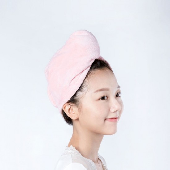 SIM FUN Dry Hair Cap Home Bathroom Super Absorbent Quick-drying Polyester Hair Dry Cap Salon Towel From