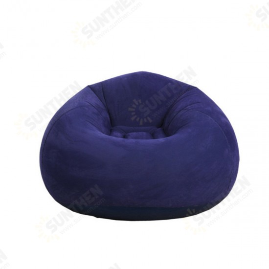 110x85cm Large Inflatable Chair Bean Bag PVC Indoor/Outdoor Garden Furniture Lounge Adult Lazy Sofa No Filler Folding Bed