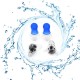 2 Pairs Earplugs Noise Reduction Silicone Ear Plugs Camping Travel Sleeping Swimming Earplugs