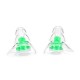 2 Pairs Earplugs Noise Reduction Silicone Ear Plugs Camping Travel Sleeping Swimming Earplugs