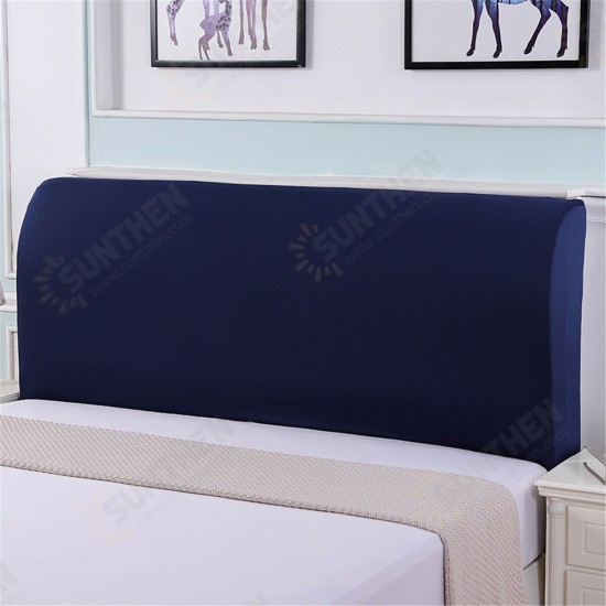 200CM Polyester Elastic Bed Headboard Cover Full Dustproof Protector Slipcover Bed Protection Dust Cover Bedspread